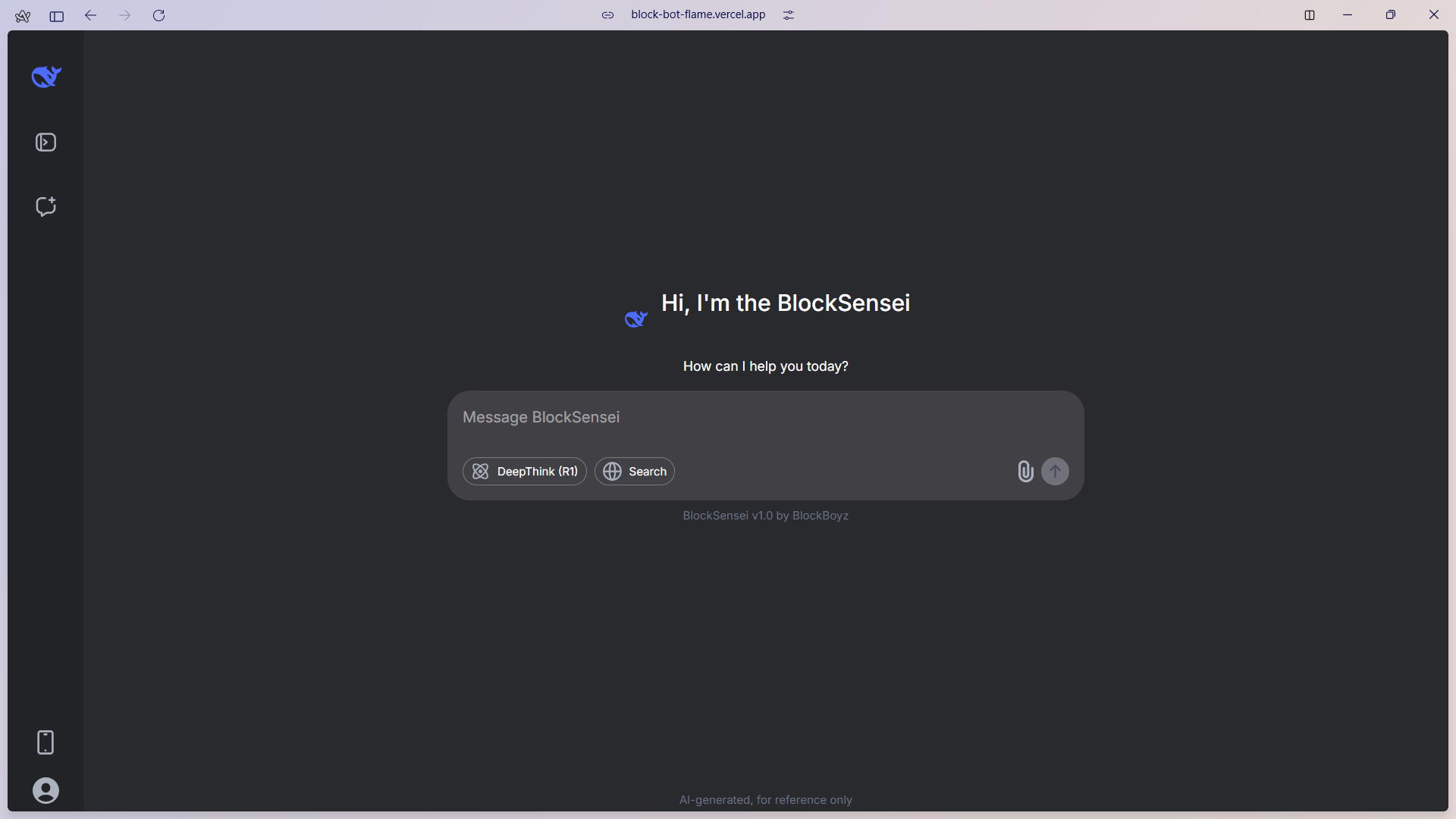 BlockSensei – AI-Powered Chatbot Built with Next.js, OpenAI, and Clerk
