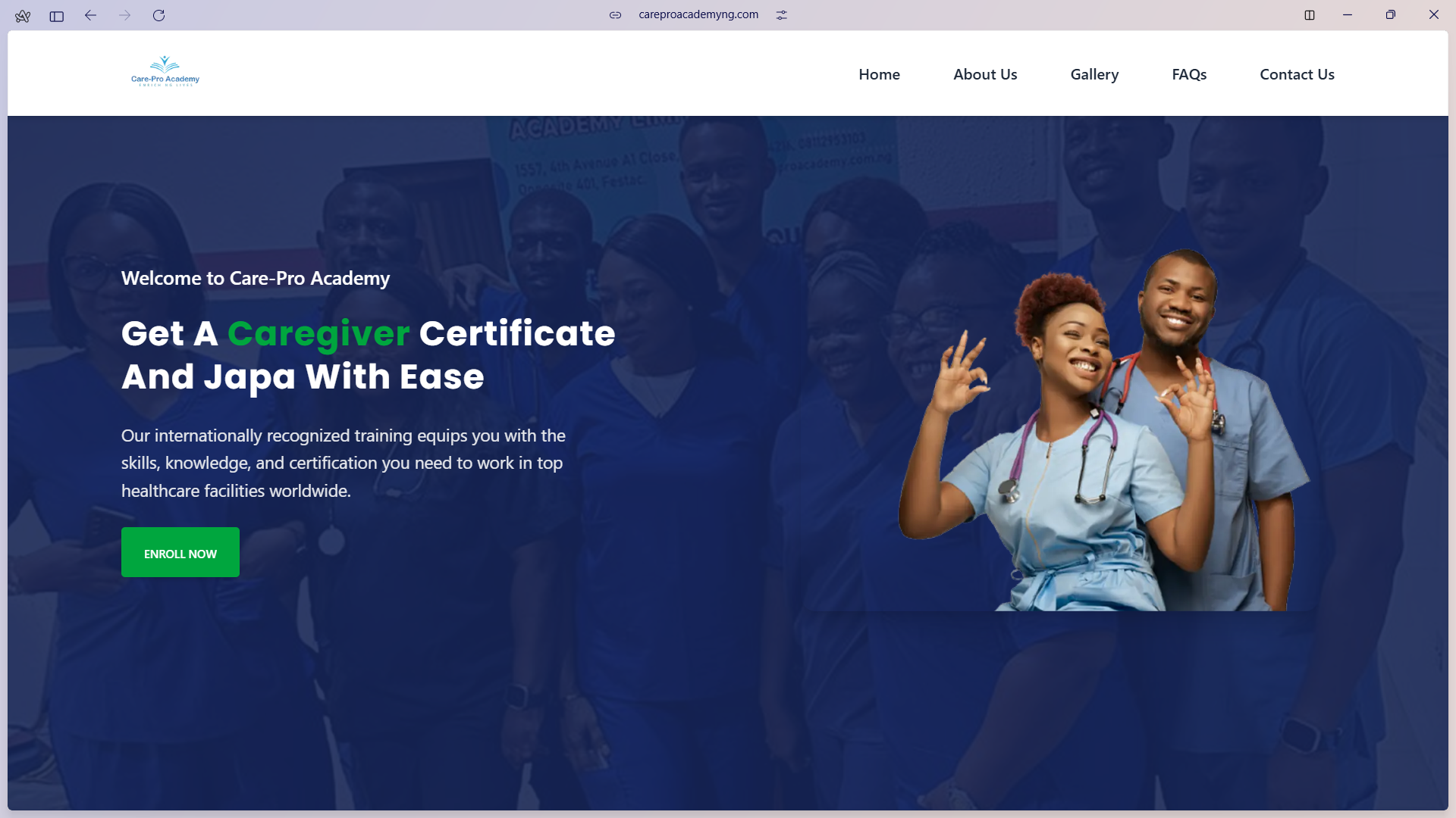 CarePro Academy – A Modern Educational Platform for Healthcare Professionals