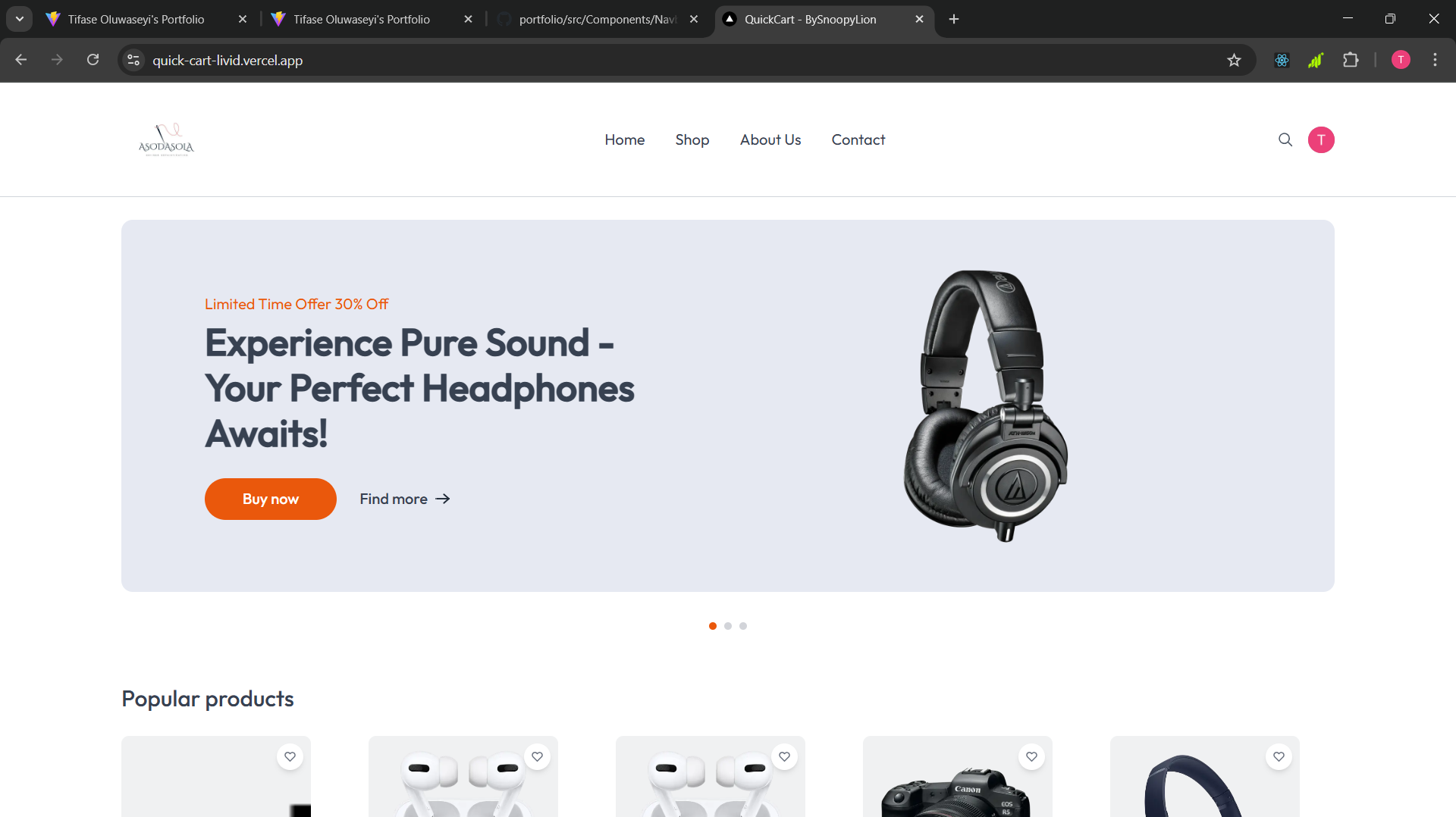 QuickCart – A Fast & Secure E-commerce Platform Built with Next.js, Clerk, and Inngest